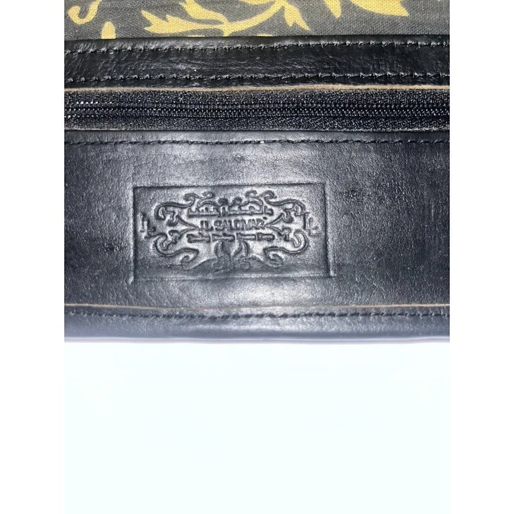 J.L. SALDIVAR hand Tooled Leather Black